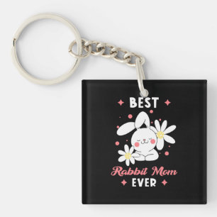 Porte-clefs Meilleure maman Rabbit jamais