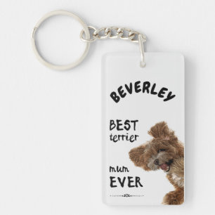 Porte-clefs Meilleure maman terrier jamais 