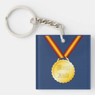 Porte-clefs Meilleure médaille de papa Fête des pères