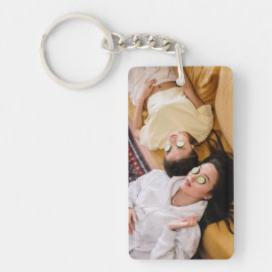 Porte-clefs Meilleurs amis pour toujours Script Photo personna
