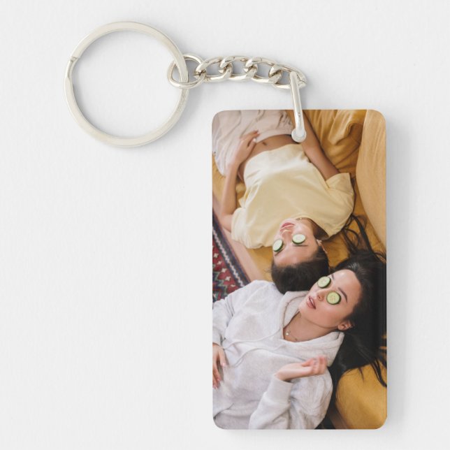 Porte-clefs Meilleurs amis pour toujours Script Photo personna (Devant)