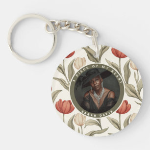 Porte-clefs Meilleurs Cadeaux Vintage Pour Maman Tulipe