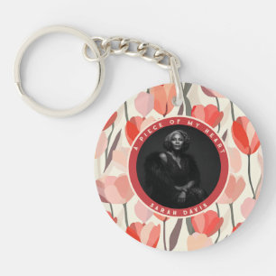 Porte-clefs Meilleurs Cadeaux Vintage Pour Papa Fleur de Tulip