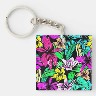 Porte-clefs Mélange de fleurs tropicales Thunder_Cove