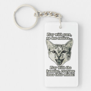 Porte-clefs Mème de chat amusant pour les personnes et les amo