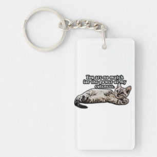 Porte-clefs Mème de chat amusant pour les propriétaires de cha