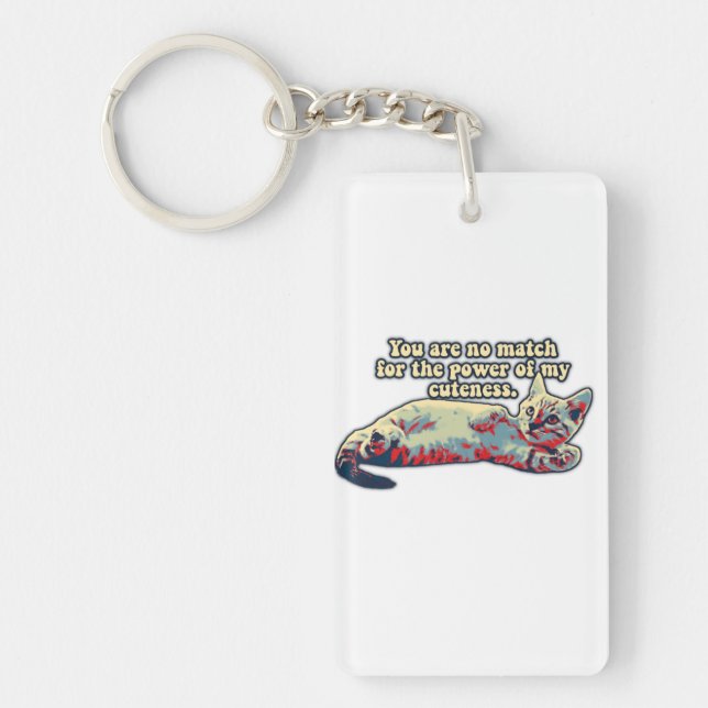 Porte-clefs Mème de chat fâché drôle pour les propriétaires de (Devant)