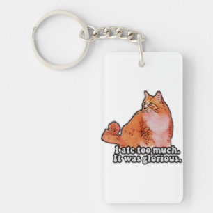Porte-clefs Mème de chat grincheux pour les amateurs de chat e
