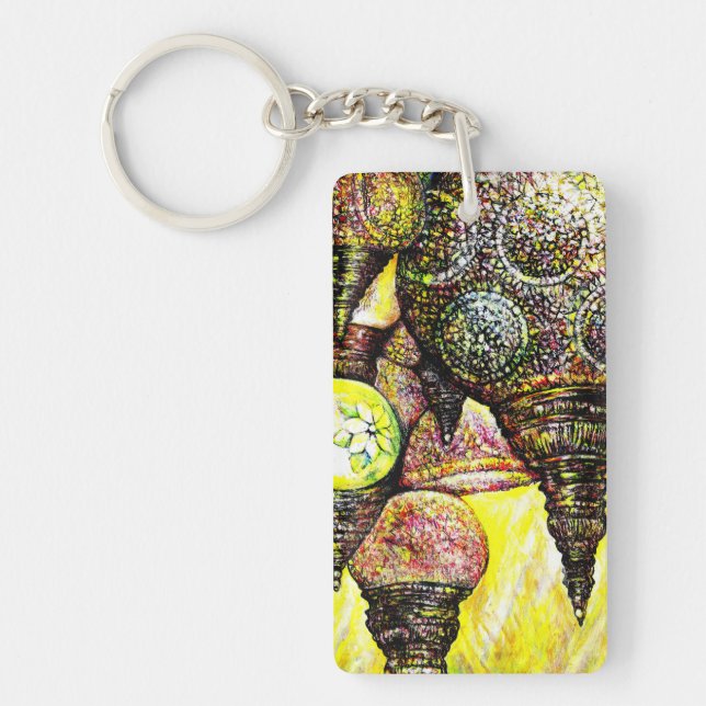 Porte-clefs Même plus grande idée de couleur (Devant)