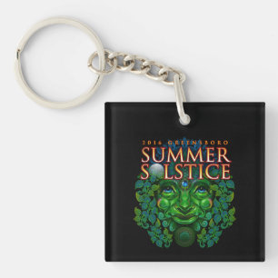 Porte-clefs Mémento du Festival du solstice d'été de Greensbor