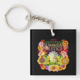 Porte-clefs Mémento du Festival du solstice d'été de Greensbor