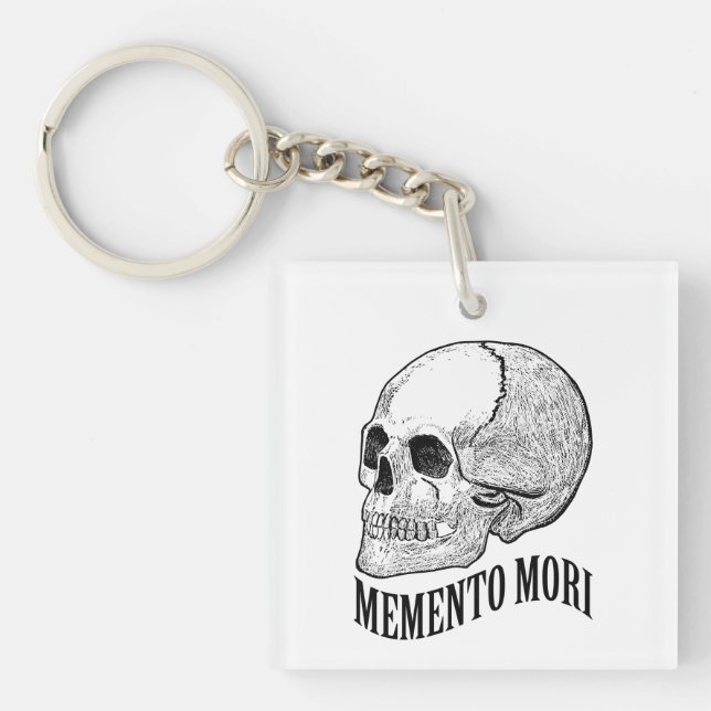 Porte-clefs Memento mori (Devant)