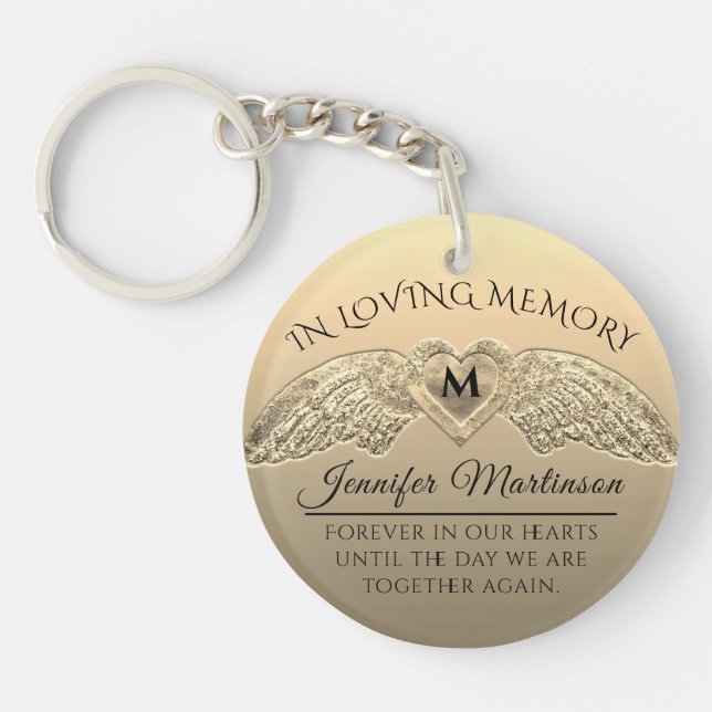 Porte-clefs Mémorial en or (Devant)