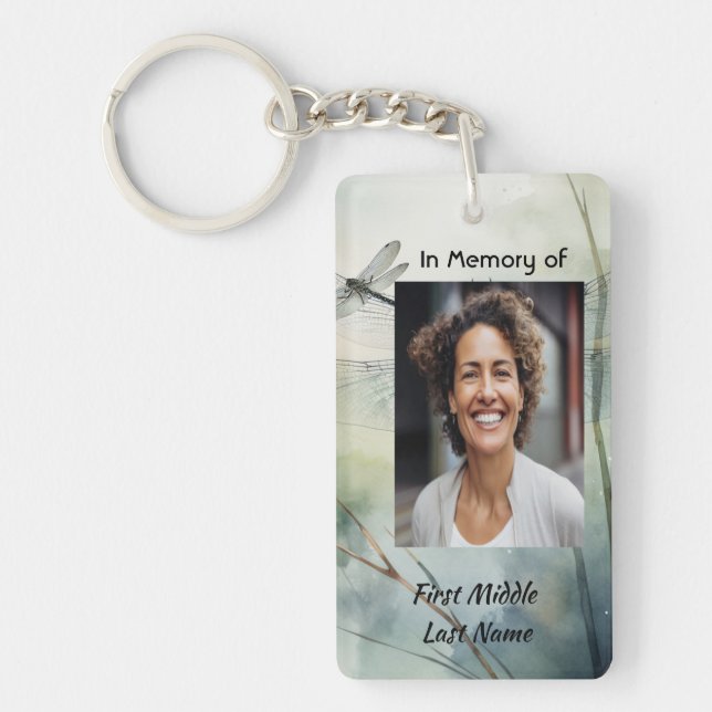 Porte-clefs  Memorial Keepsake Dragonfly Business (Devant)