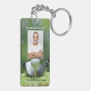 Porte-clefs Memorial Photo Golf Course Golf Golf