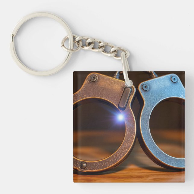 Porte-clefs Menottes de police (Devant)