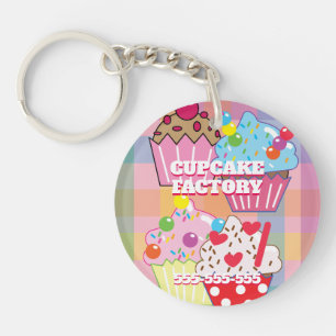 Porte-clefs Menu de l'usine de cupcakes