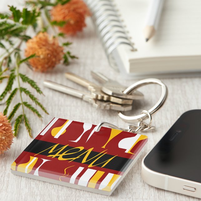 Porte-clefs Menu Rétro (Créateur téléchargé)