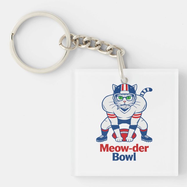 Porte-clefs Meow-der Bowl  (Devant)