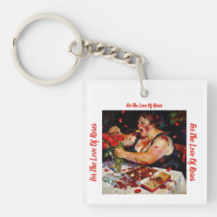 Porte-clefs Mépris pour les roses rouges – Un portrait de colè
