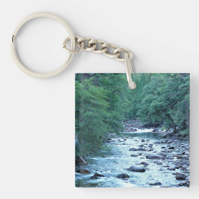 Porte-clefs Merced river by Happy Isles, Yosemite, CA (Devant)
