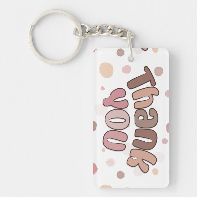 Porte-clefs Merci  (Devant)