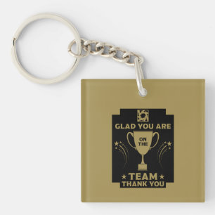 Porte-clefs Merci à l'équipe d'entreprise