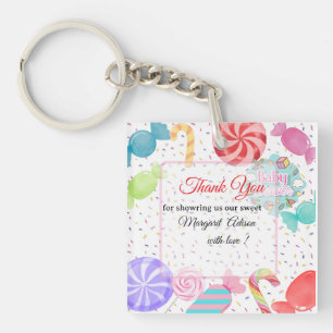 Porte-clefs merci baby shower