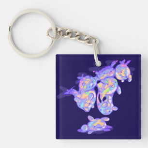 Porte-clefs Merci Bubble Monsters