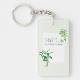 Porte-clefs Merci de m'avoir aidé à faire pousser des plantes