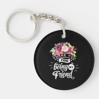 Porte-clefs Merci D'Être Mes Amis