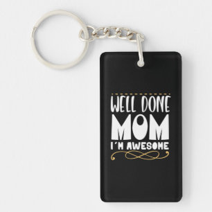 Porte-clefs Mère Cadeau Bien Fait Maman