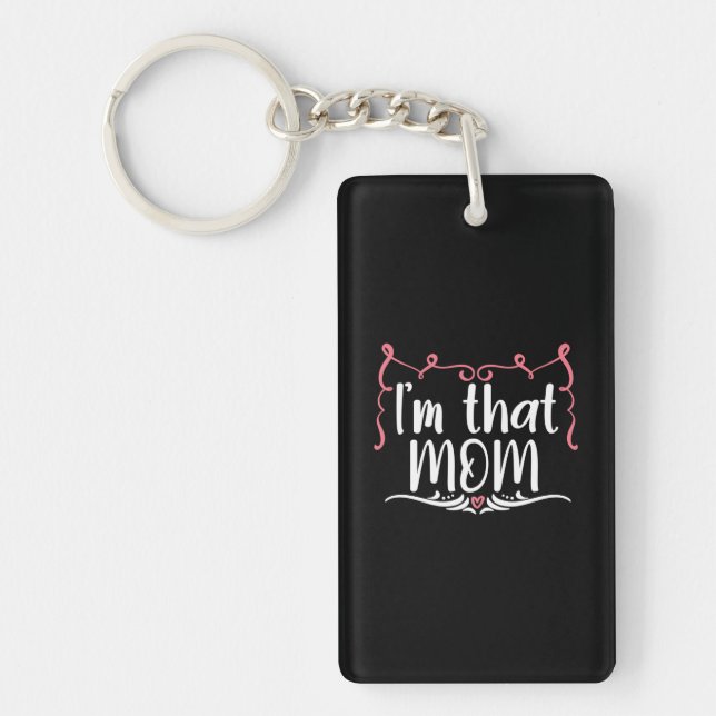 Porte-clefs Mère Cadeau Je Suis Cette Maman (Devant)