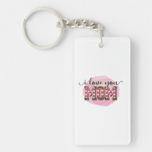 Porte-clefs Mère cadeau Je t'aime Maman