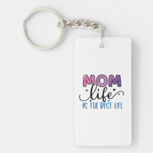 Porte-clefs Mère Cadeau Maman Vie Est La Meilleure Vie