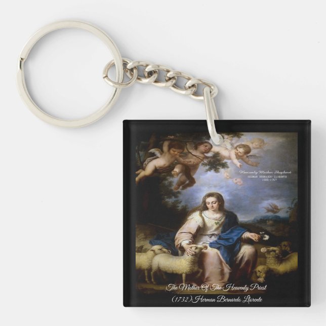 Porte-clefs Mère céleste baroque (Devant)