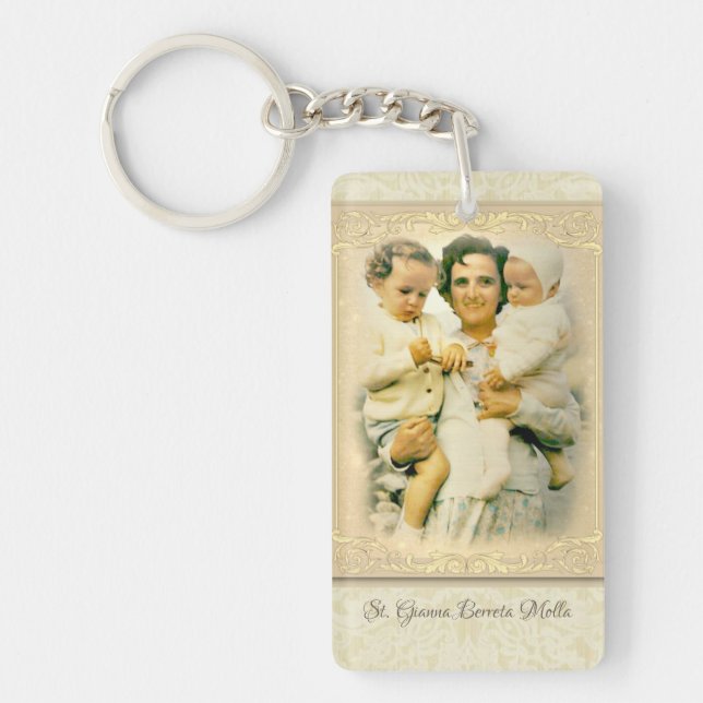 Porte-clefs Mère de catholique de St Gianna Beretta Molla (Devant)