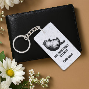 Porte-clefs Mère de chat, je ne suis que peau et os pour l'ama
