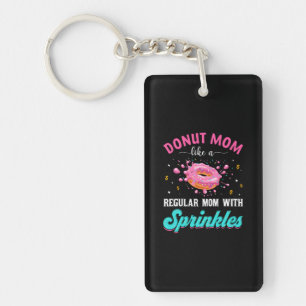Porte-clefs Mère Donut Maman Comme Une Maman Régulière Avec De