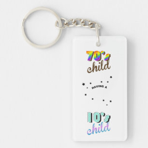 Porte-clefs Mère et bébé Décades 1970 / 2010