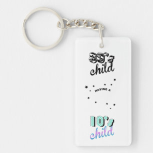 Porte-clefs Mère et bébé Décades 1980 / 2010