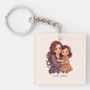 Porte-clefs Mère et fille parkly personnalisée