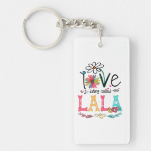 Porte-clefs Mère J'Aime Être Appelée Lala Sunflower Anniversai