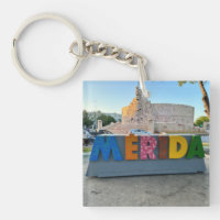 Merida, Mexique - Porte - clé acrylique