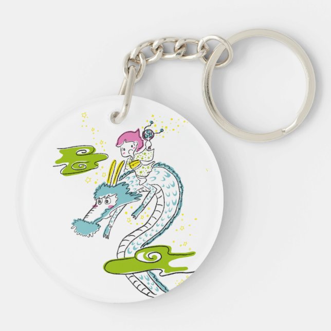 Porte-clefs Mermaid and Dragon  (Dos)