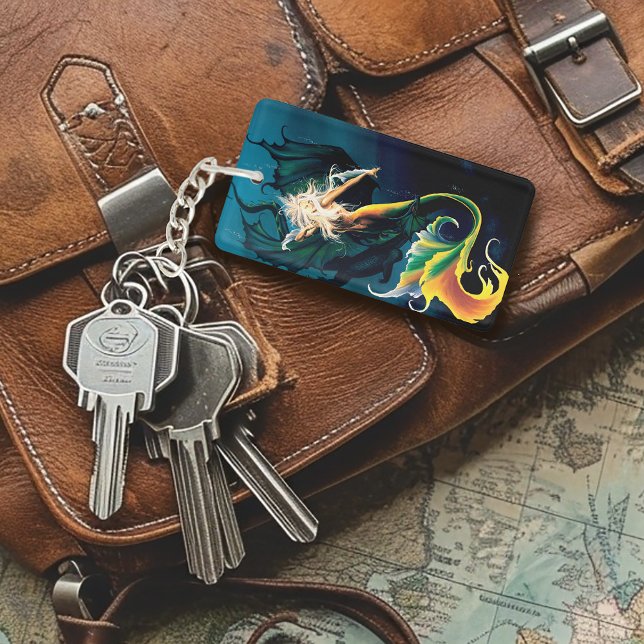 Porte-clefs Mermaid Dragon Imaginaire bleu (Créateur téléchargé)