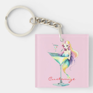 Porte-clefs Mermaid Martini Girl Thunder_Cove
