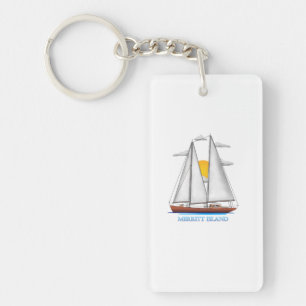 Porte-clefs Merritt Island Côté Nautique Voilier Nautique