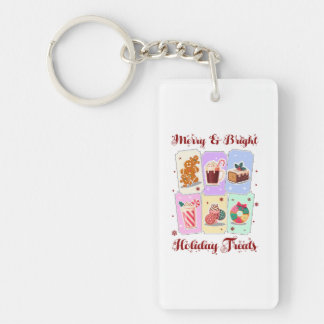 Porte-clefs Merry and Bright Holiday Treats Christmas Dessert