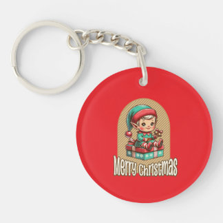Porte-clefs Merry christmas.